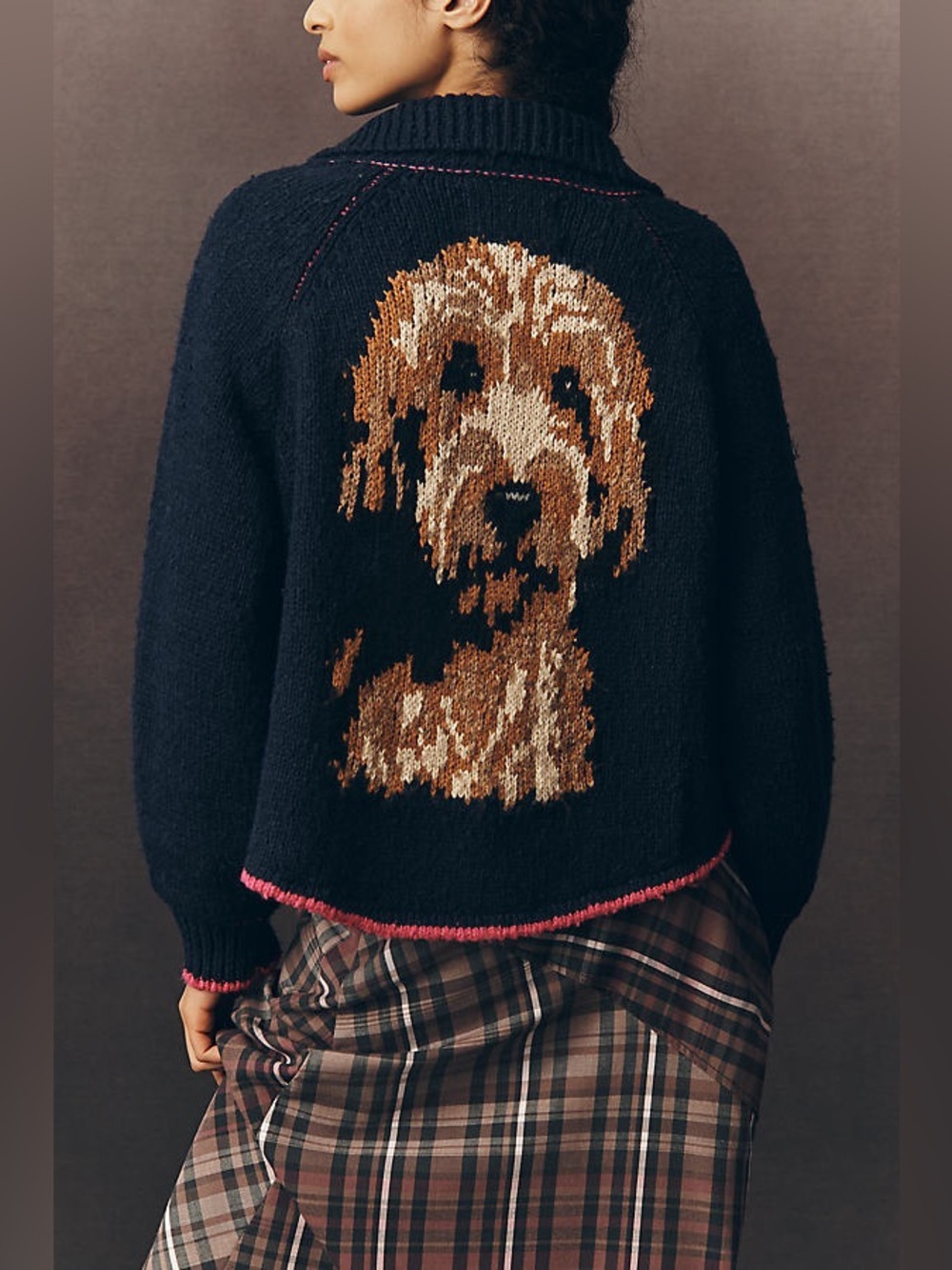 Anthropologie Goldendoodle Cardi EUC size small sold out $188